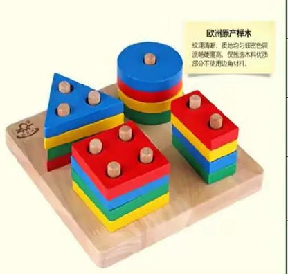 Shapes Are Fun! Meet the Geometric Sorting Board 🔺