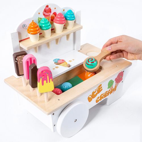 Roll into Sweet Fun! Ice Cream Cart Pretend Play Set 🍨