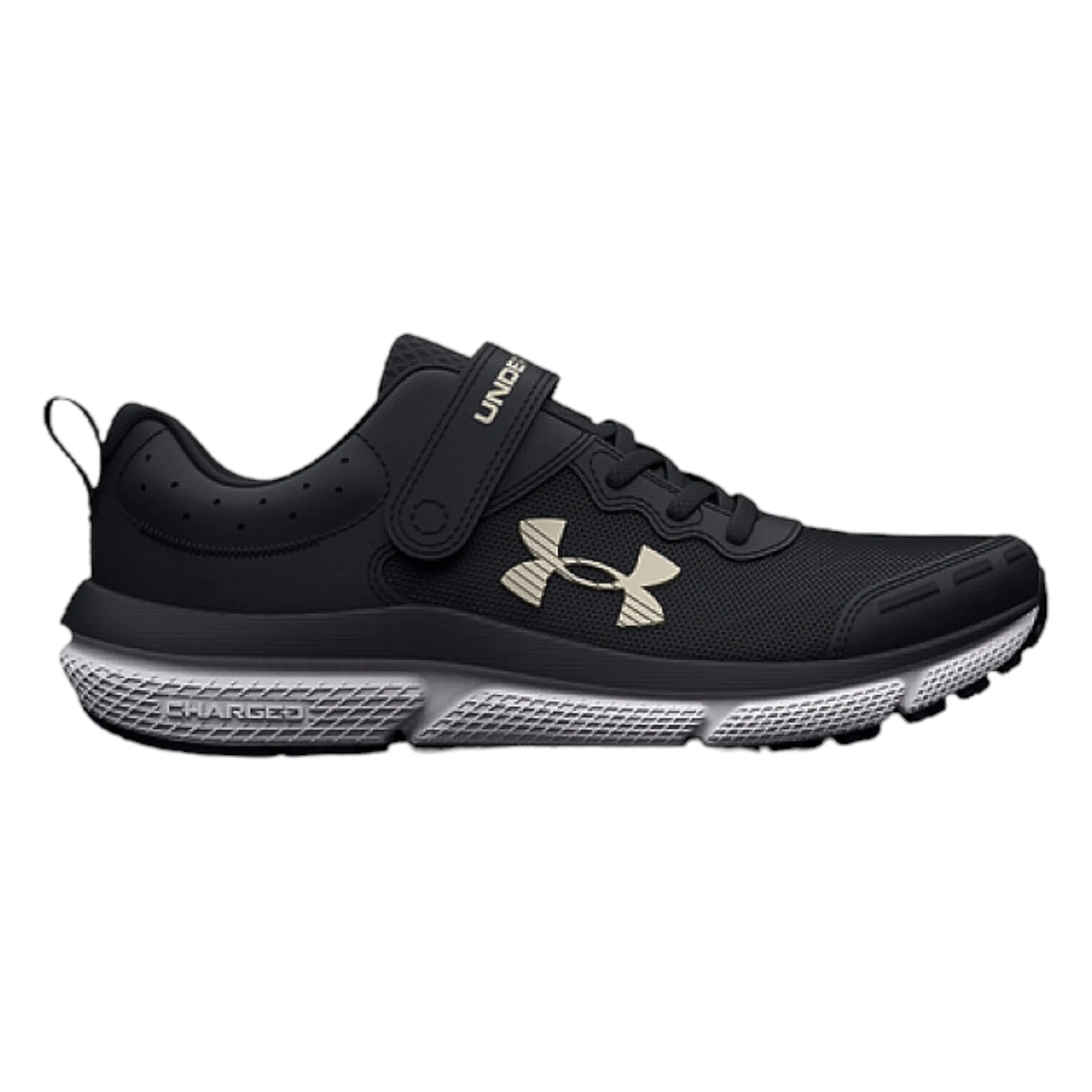 - Under Armour Kids GPS Assert 10 Blk/ Blk/MetallicGold - (3026190-001) - G1 - R2L12