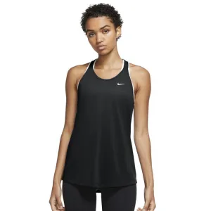 3 x Nike Womens Black/White Elastika Dry-Fit Tank Top