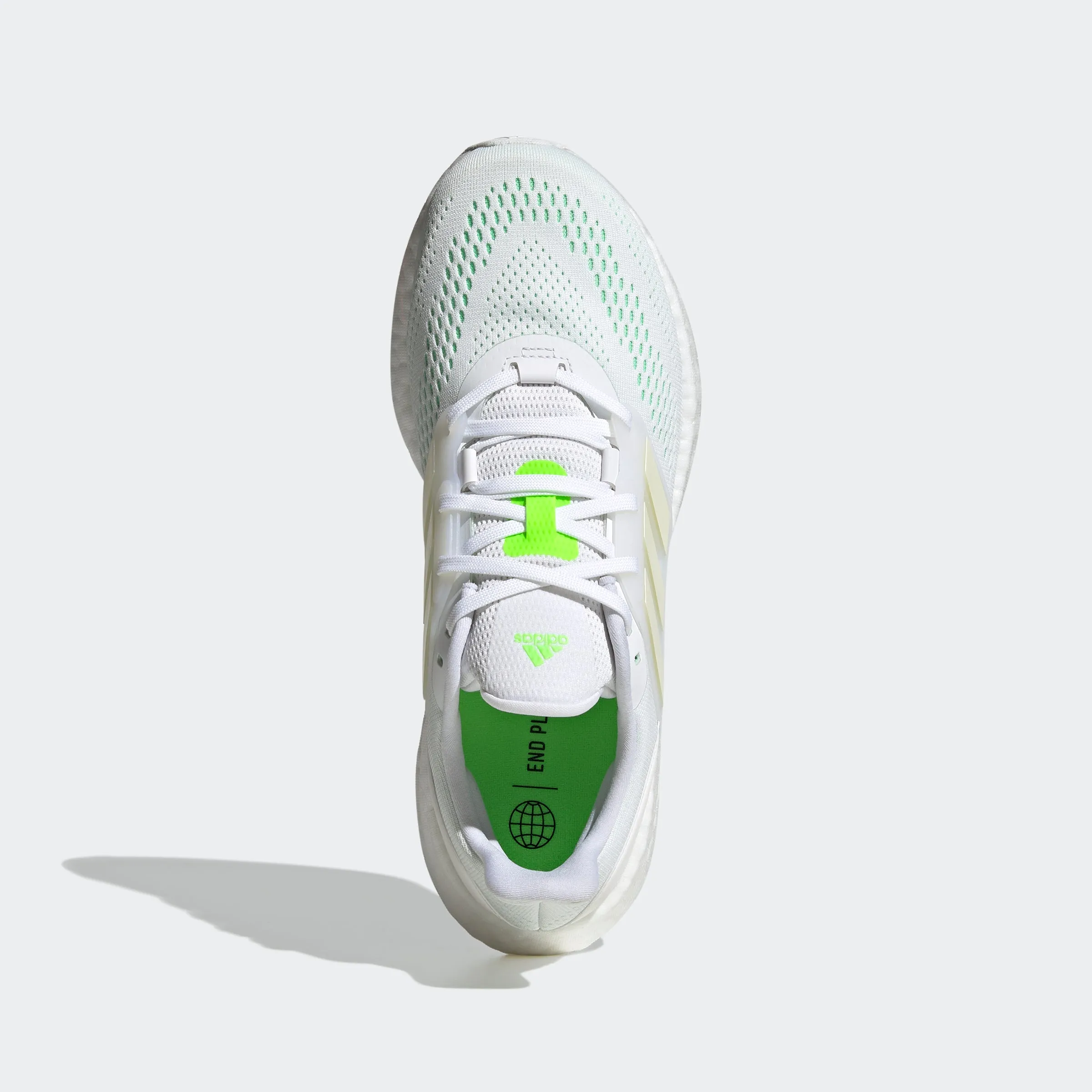 adidas Pureboost 22 Shoes | White/Green | Men's