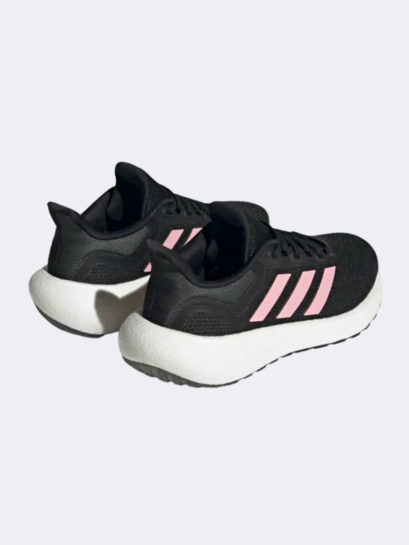 Adidas Pureboost 22 Women Running Shoes Black/Pink