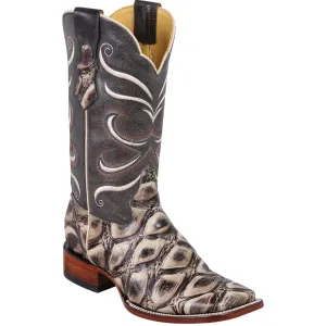 African Fish Print Cowboy Boots