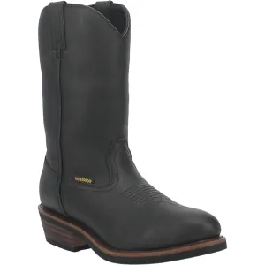 Albuquerque WATERPROOF Dan Post Mens Round Toe Bootie BLACK (DS)