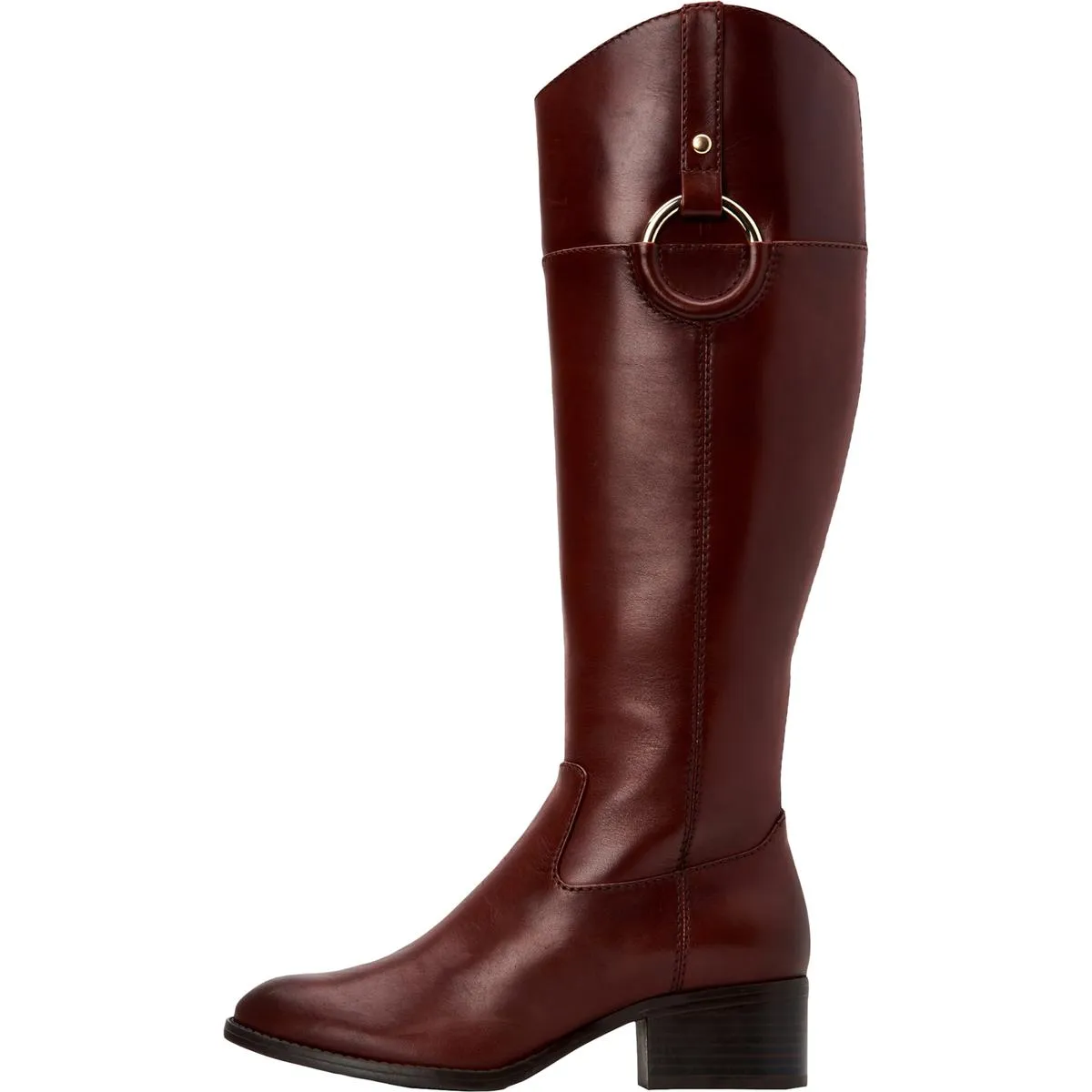 Alfani Womens Bexleyy Leather Knee-High Riding Boots