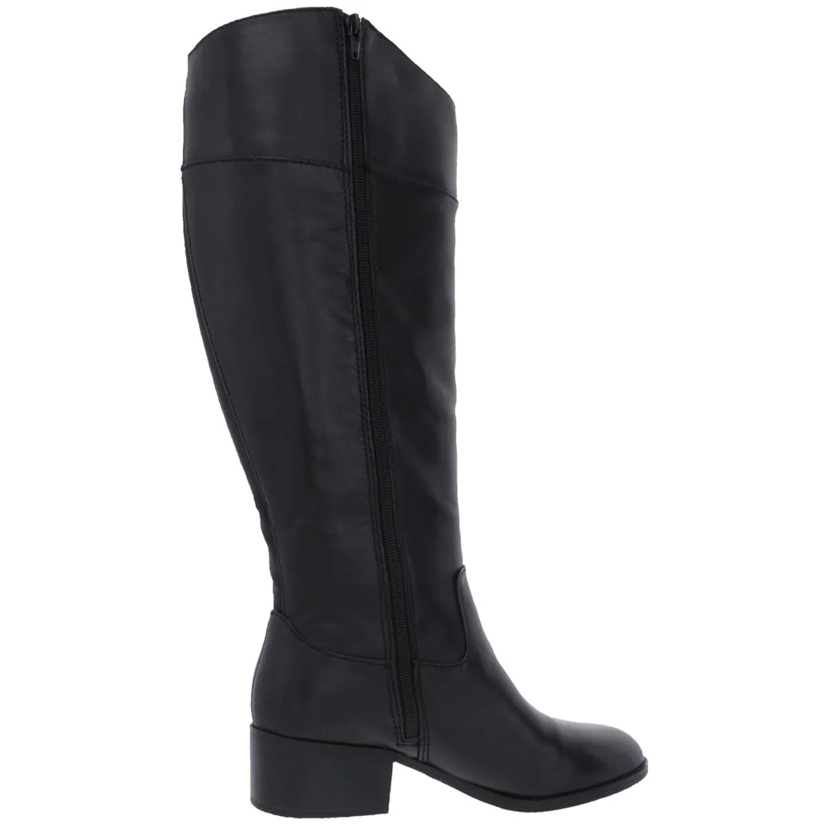 Alfani Womens Bexleyy Leather Wide Calf Riding Boots