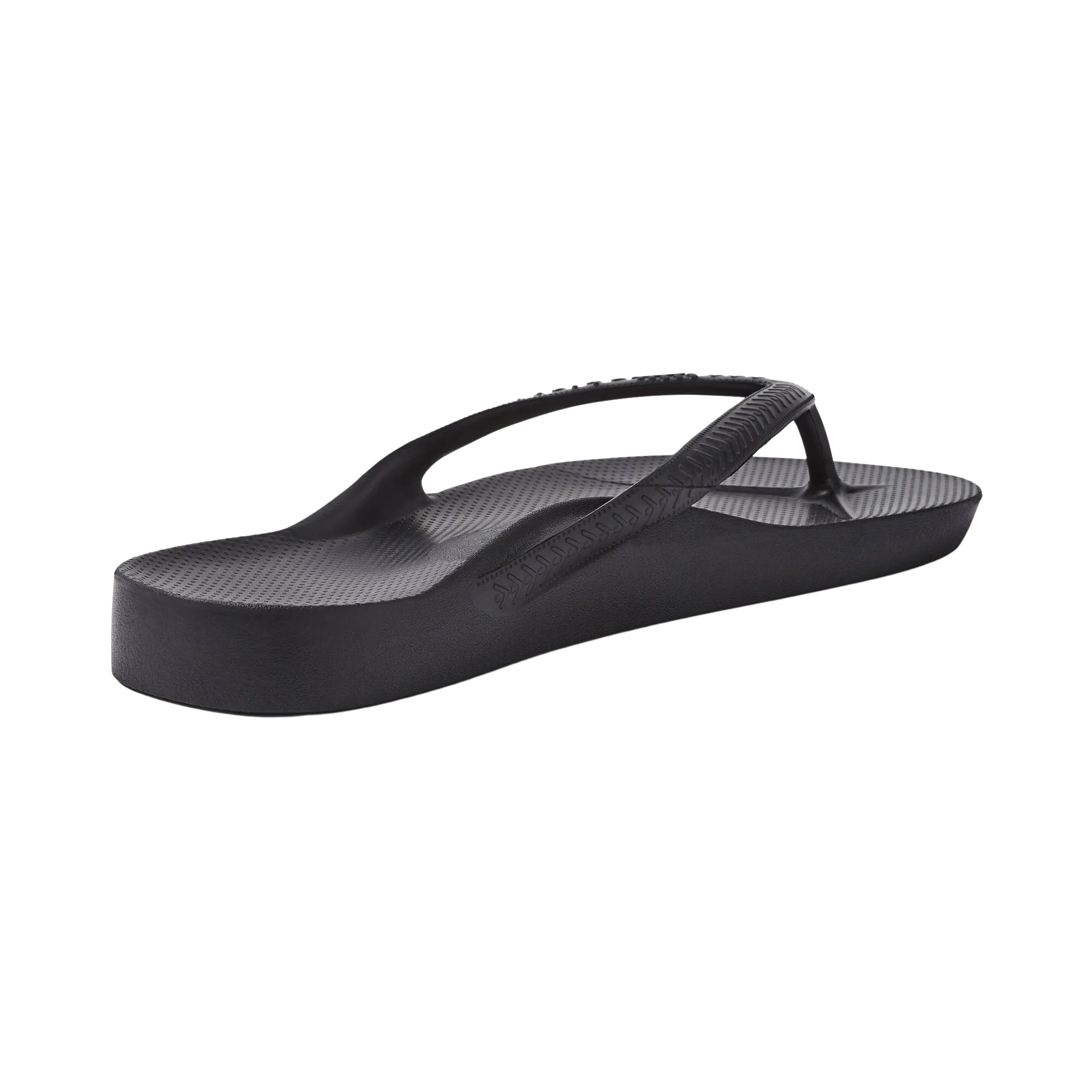 Archies Arch Support Flip Flops - Black