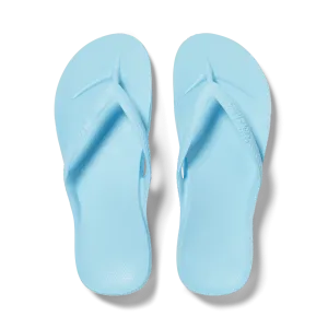 Archies Arch Support Flip Flops - Sky Blue