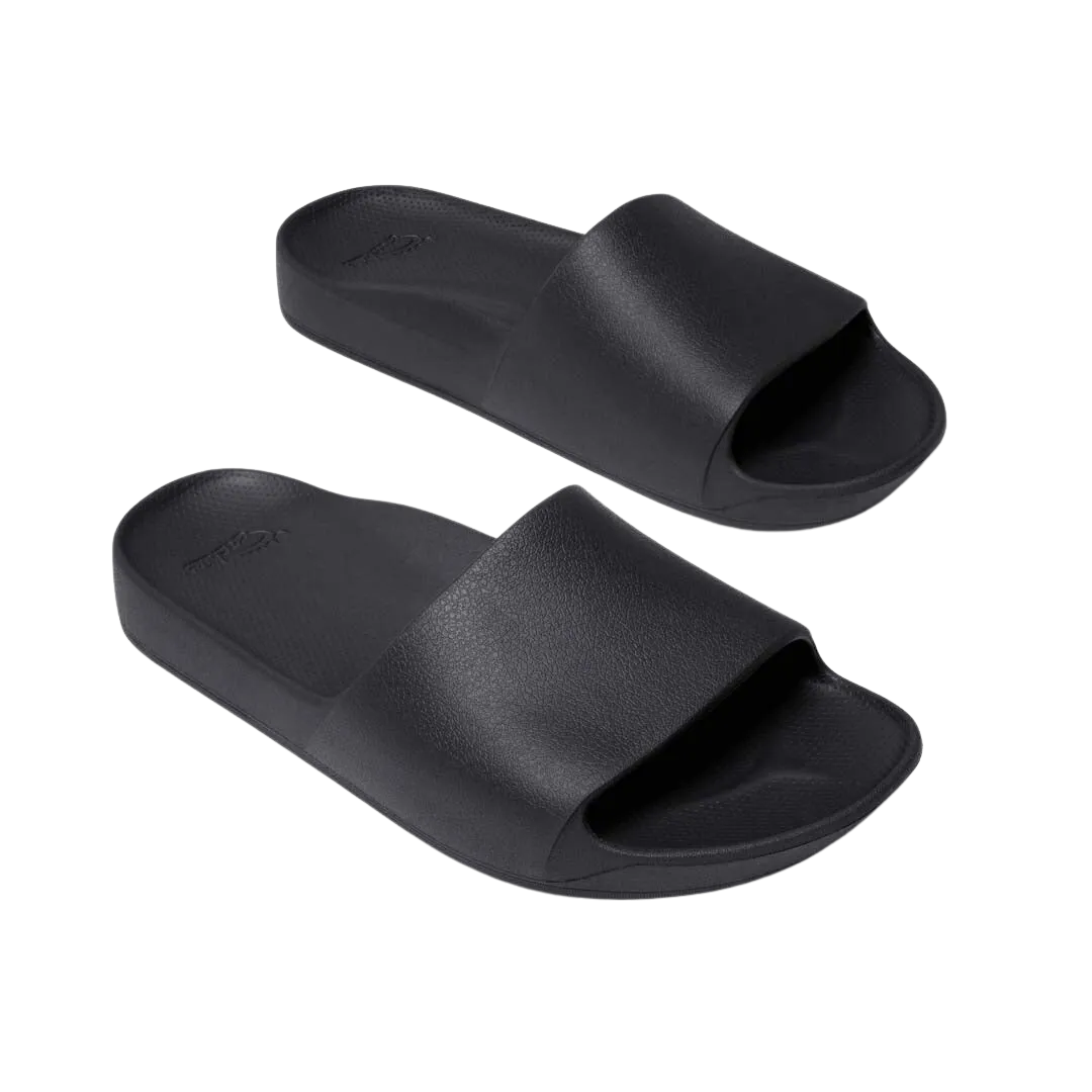 Archies Arch Support Slides - Black