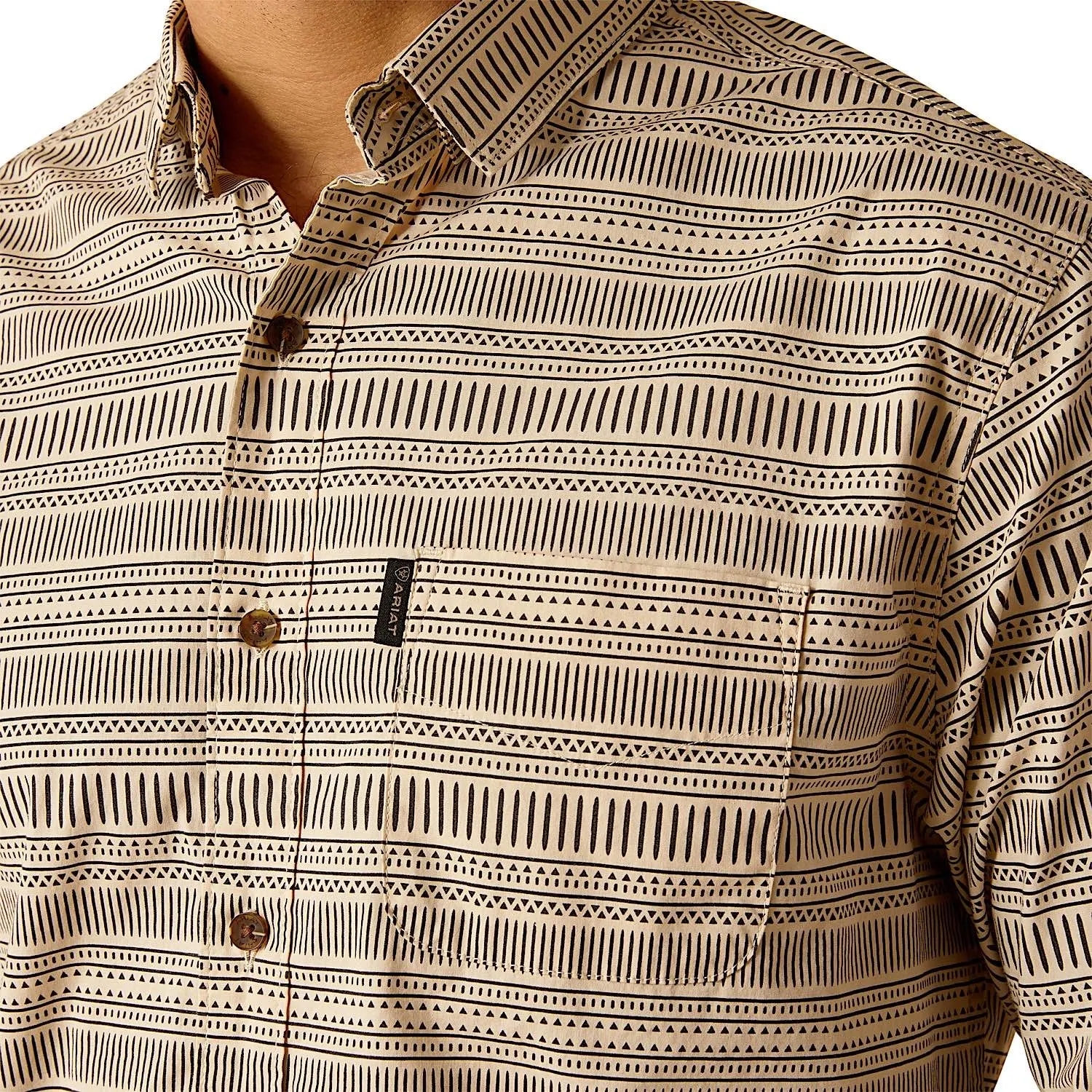 Ariat Men's Modern Fit Marvin Shirt - Sandshell