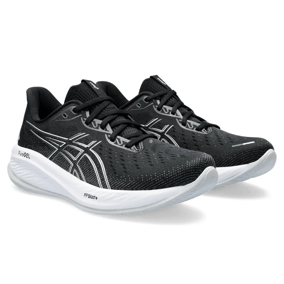 Asics Men's Gel-Cumulus 26 Running Shoes in Black/Concrete SS25