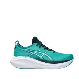 Asics Men's GEL-NIMBUS 27 Running Shoes in Wave Teal/Saxon Green SS25