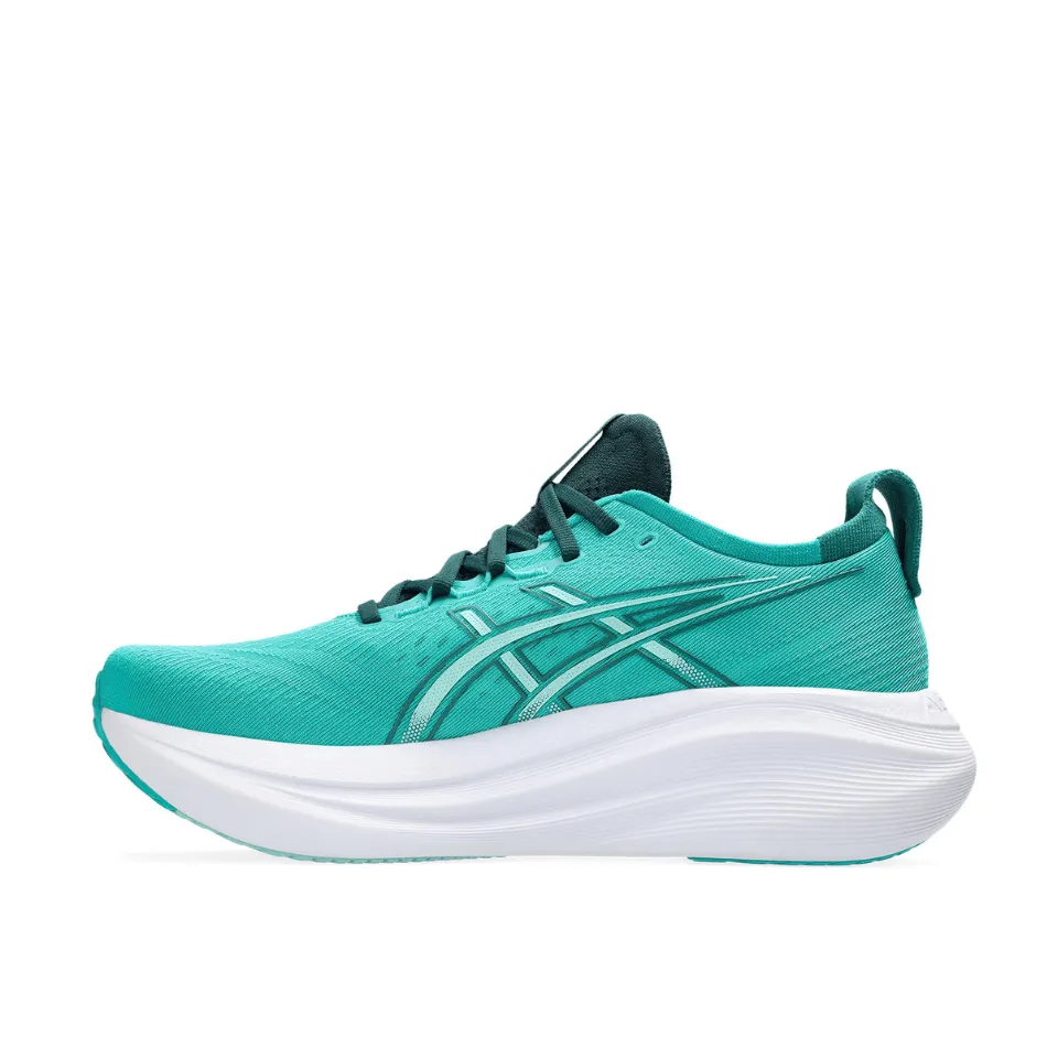 Asics Men's GEL-NIMBUS 27 Running Shoes in Wave Teal/Saxon Green SS25