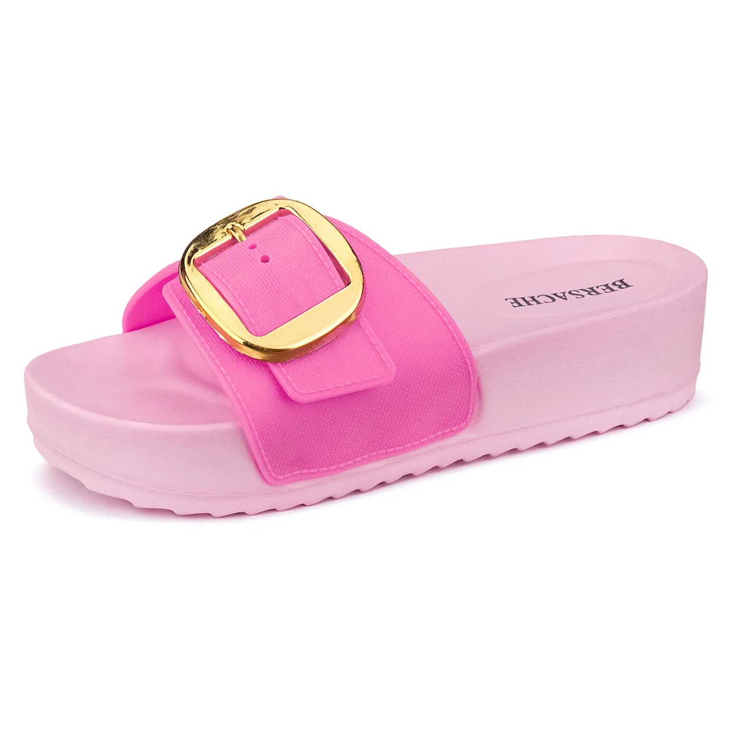 Bersache Extra Soft Classic Casual with  Regular wear with Ultra Soft & Flexibility Technology Flip Flop for Women's & Girl's (6180-Pink)