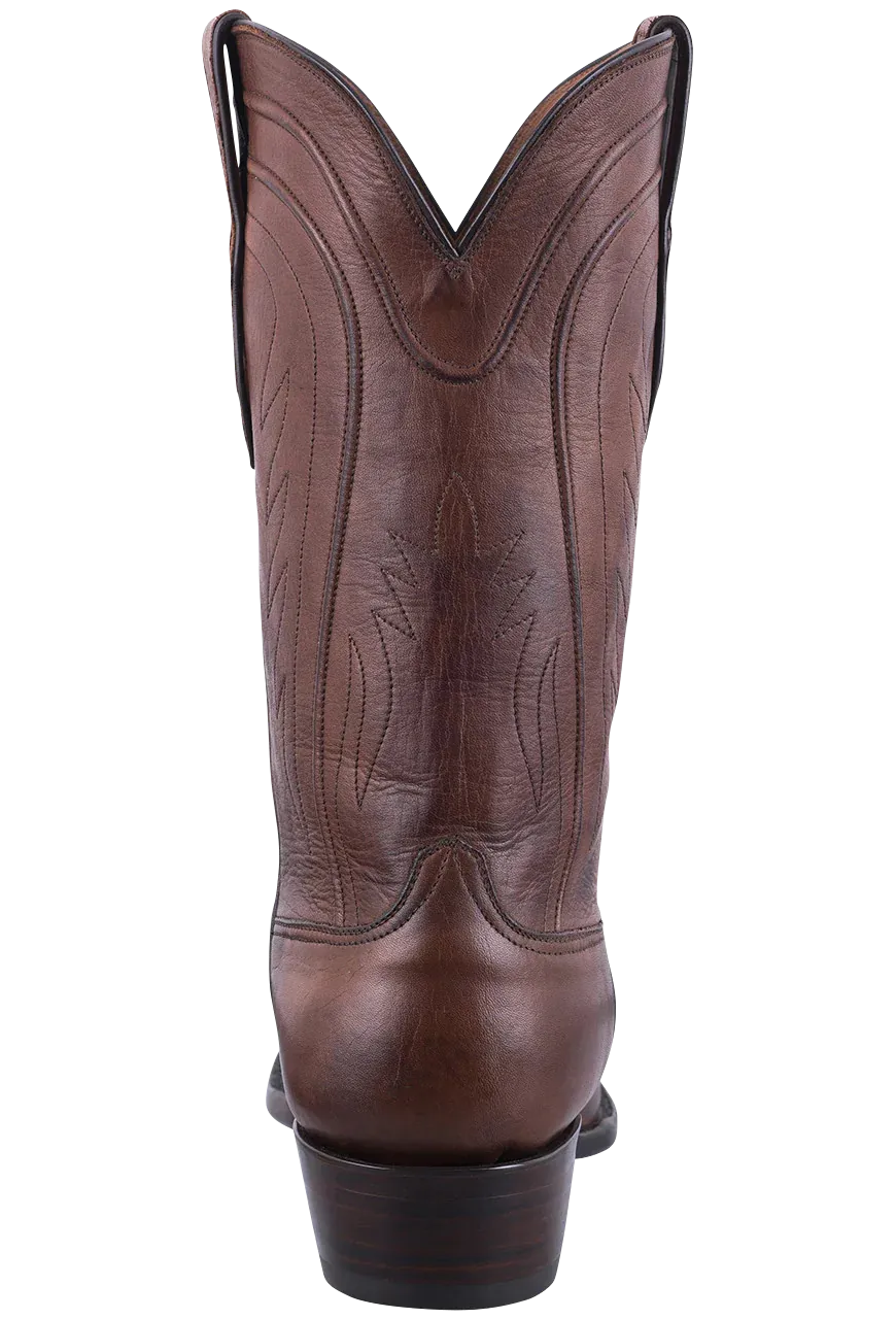 Black Jack Exclusive Ranch Hand Cowboy Boots - Burnished Brown