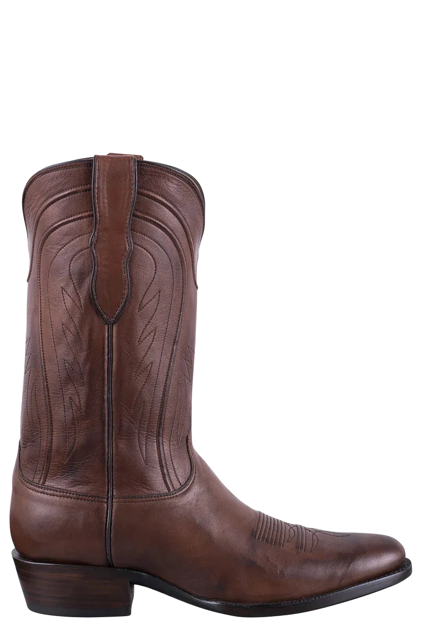 Black Jack Exclusive Ranch Hand Cowboy Boots - Burnished Brown