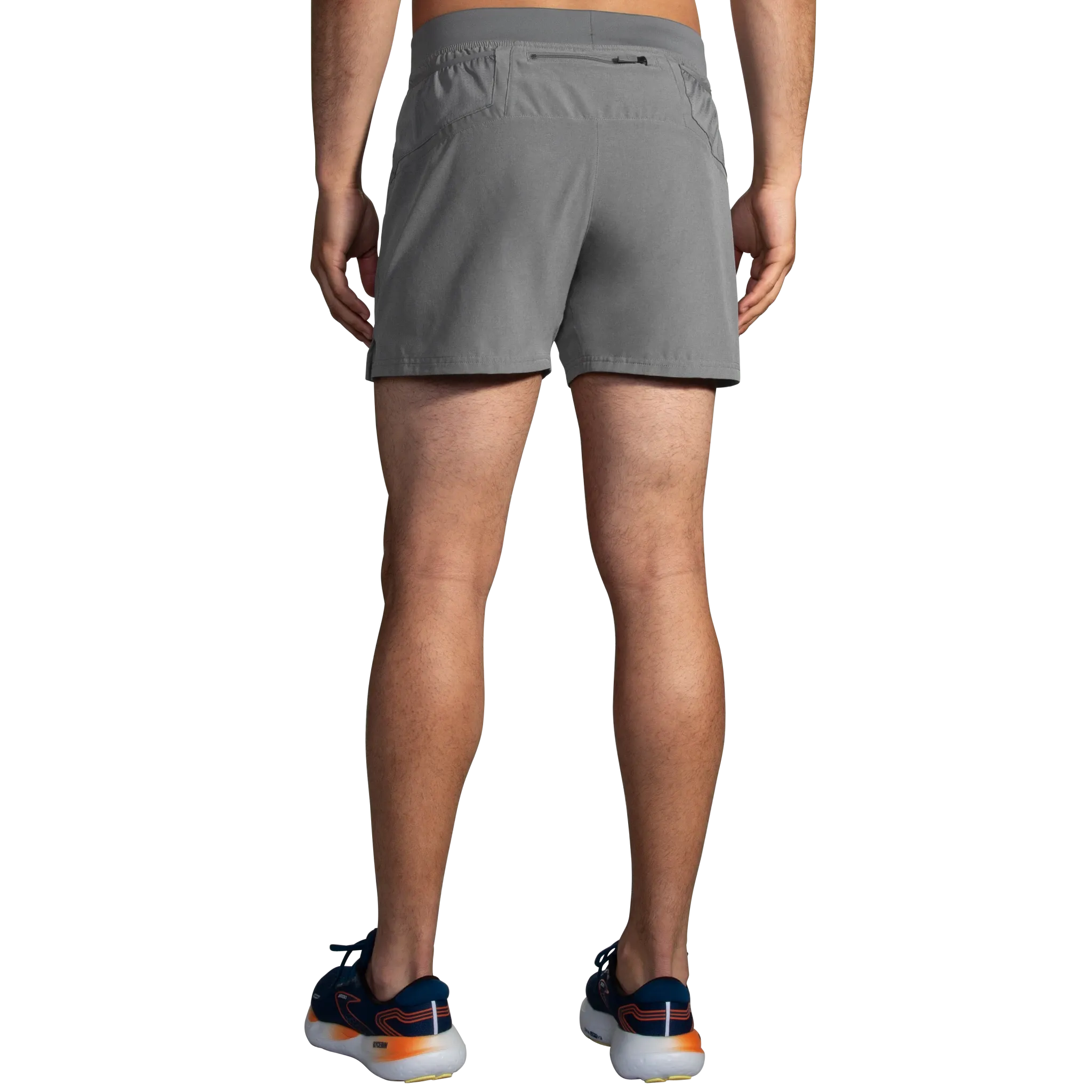 Brooks | Sherpa 5" Shorts | Men's | Heather Charcoal