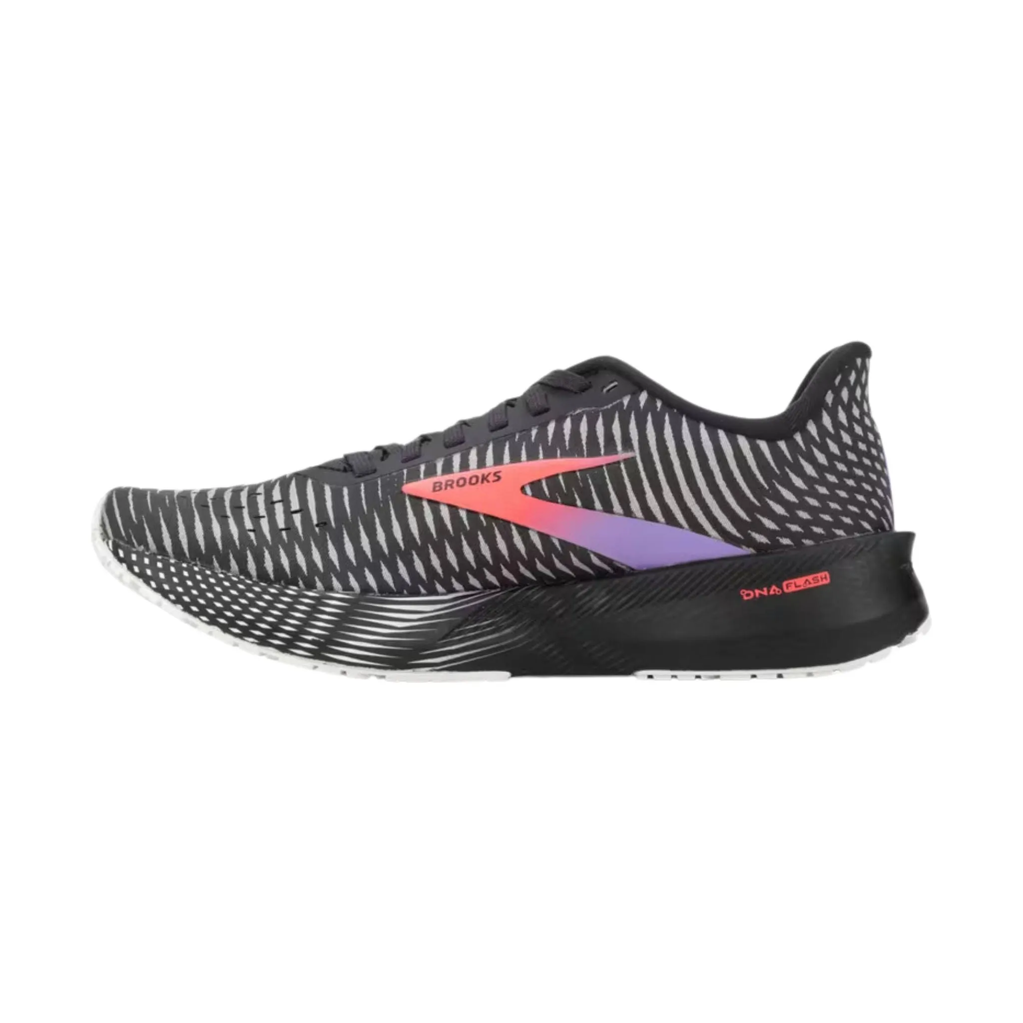 Brooks Women's Hyperion Tempo Running Shoes - Black/Coral/Purple