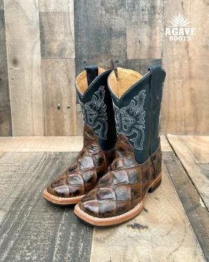 BROWN FISH | KIDS BOYS TODDLER WESTERN COWBOY BOOTS