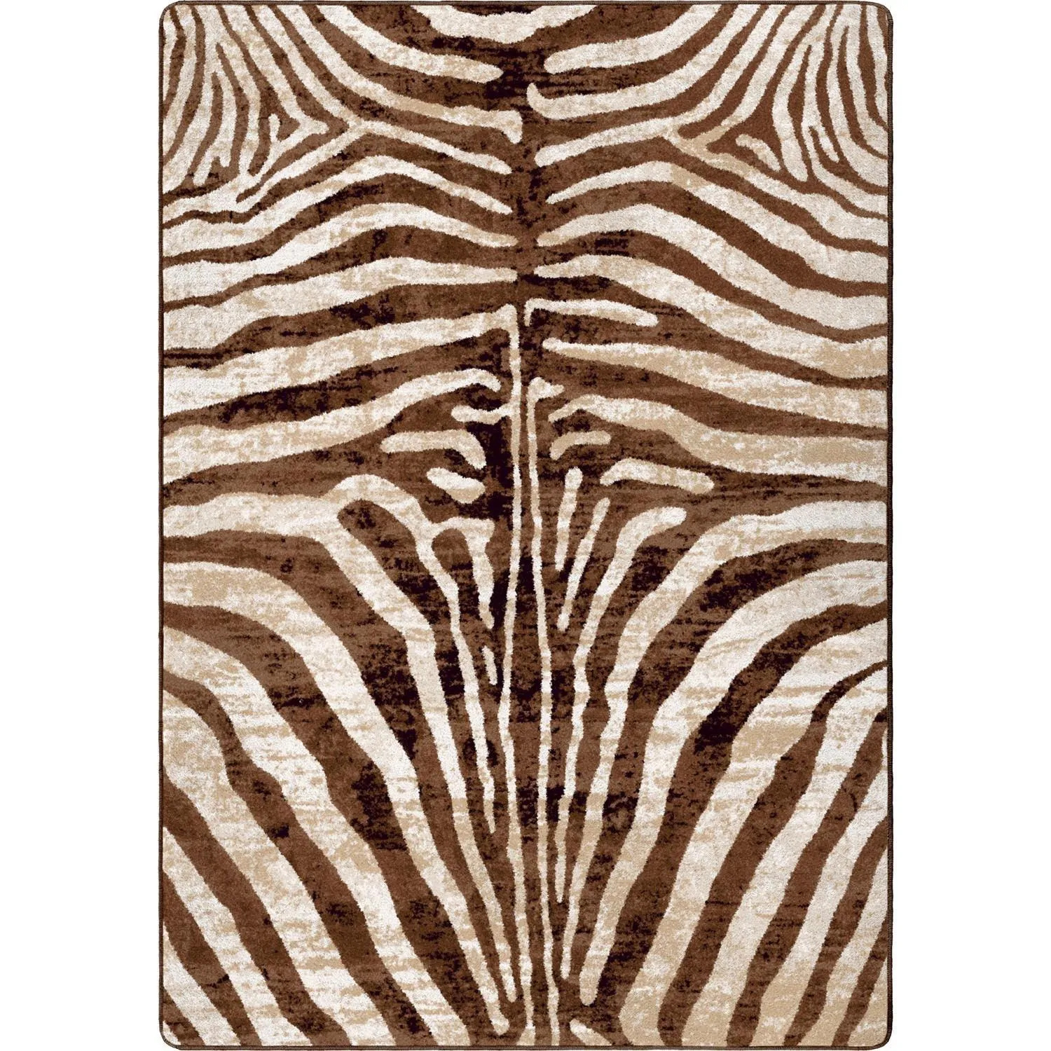 Brown Zebra Print Rugs