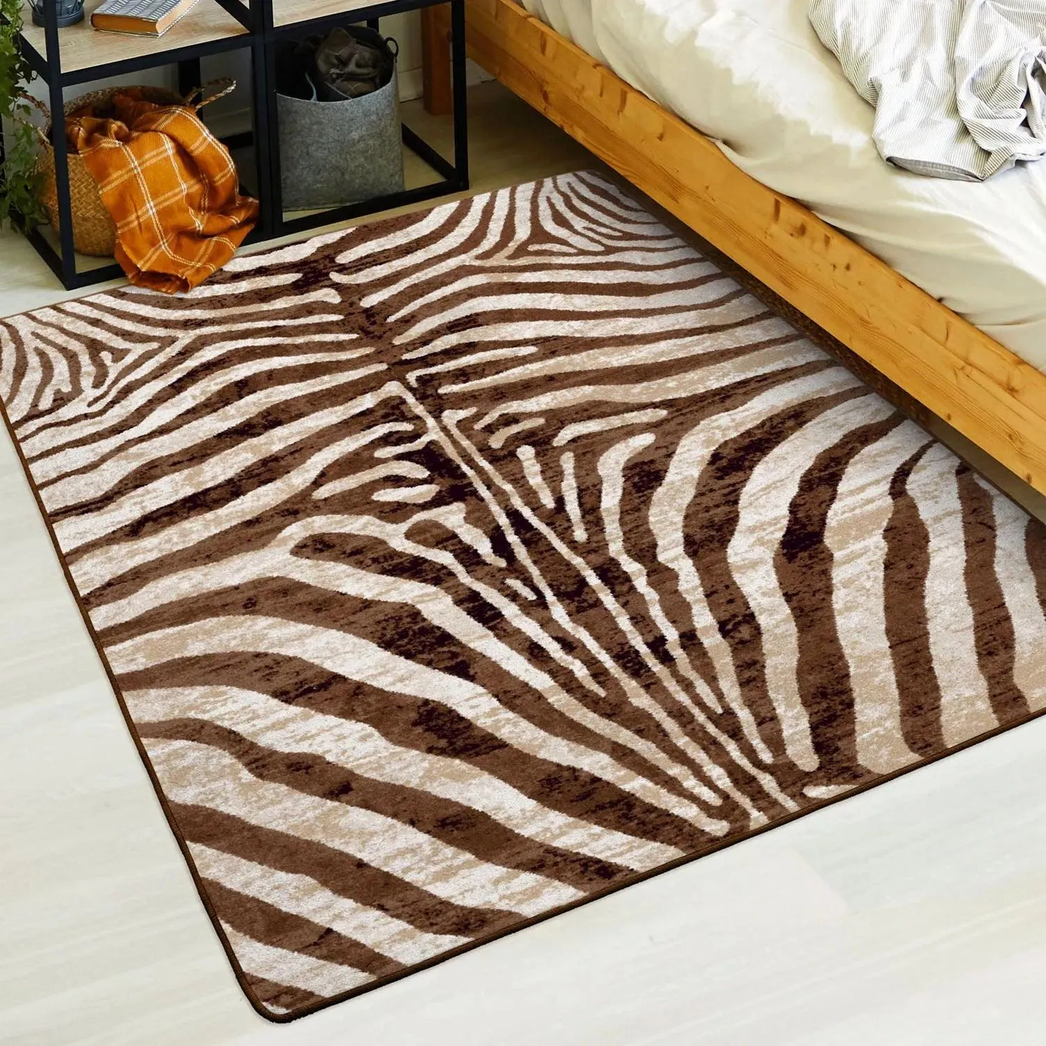 Brown Zebra Print Rugs