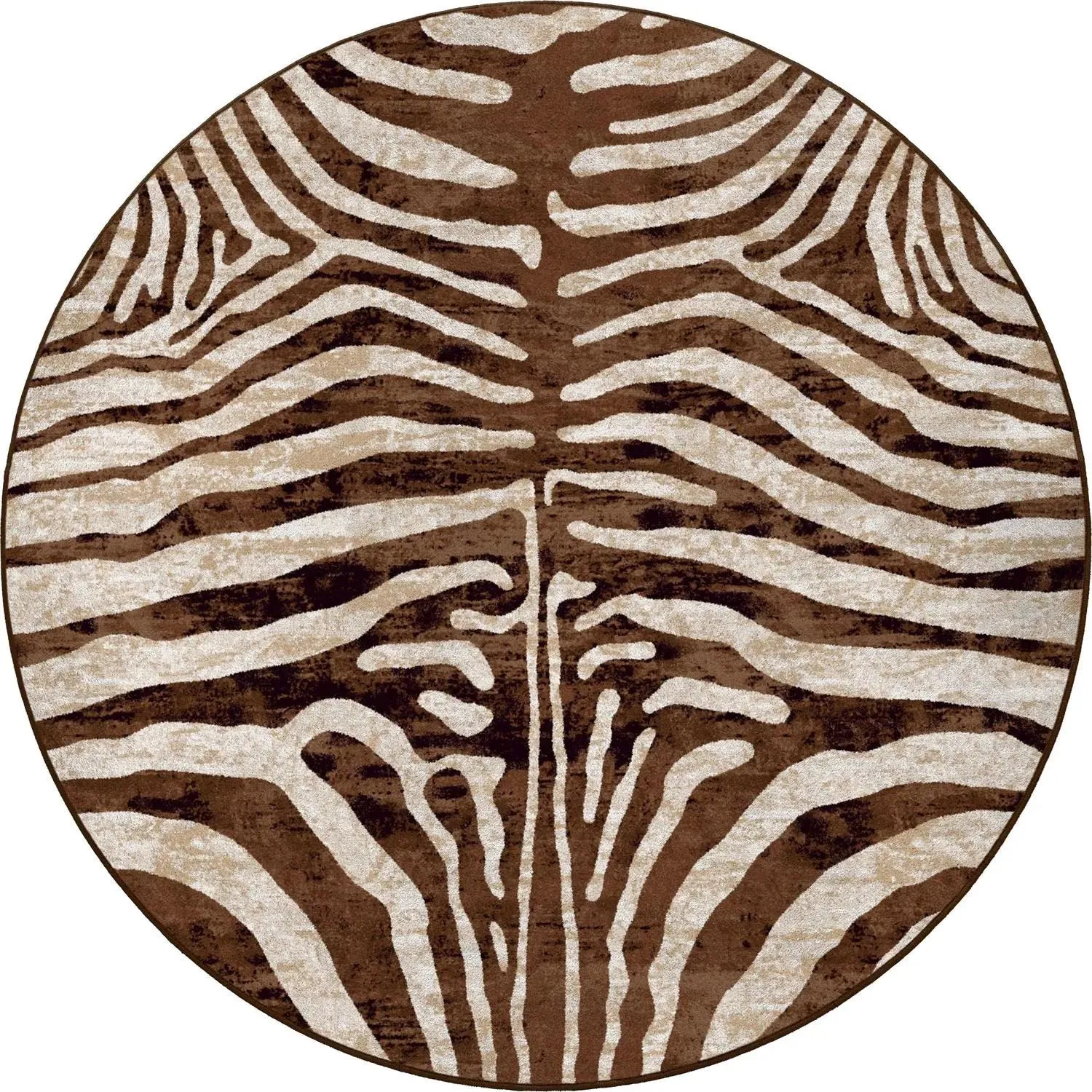 Brown Zebra Print Rugs