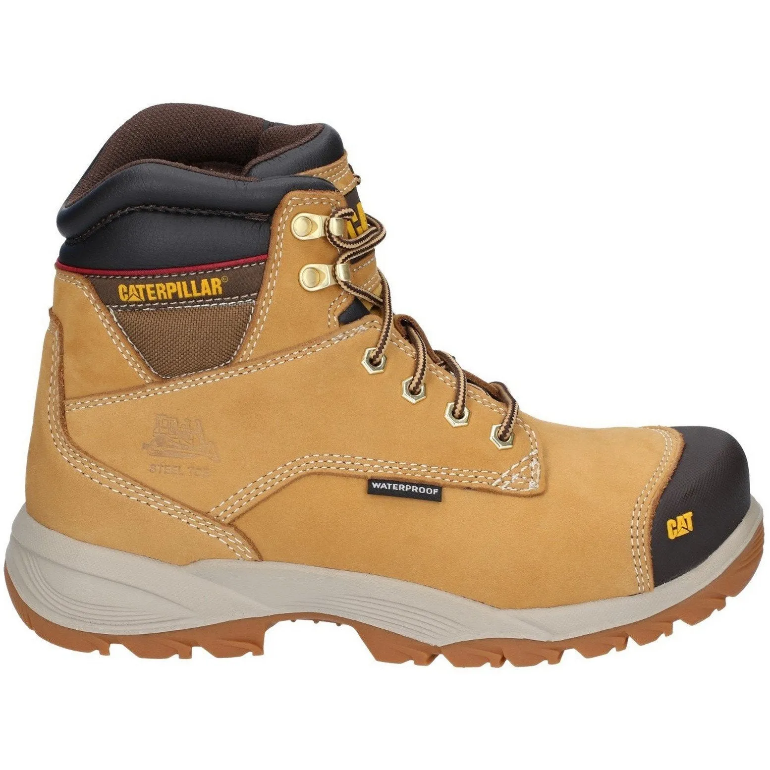 Caterpillar NEW S3 Spiro Wide-Fitting Safety Work Boot | Steel Toe Cap