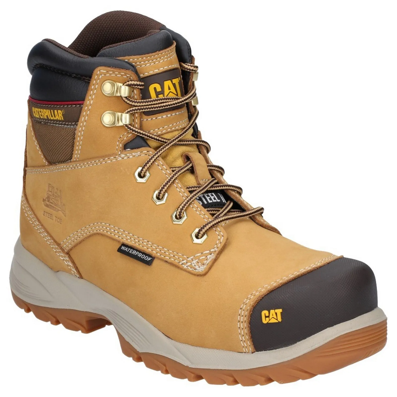 Caterpillar Spiro Waterproof Safety Boot S3 Honey Reset