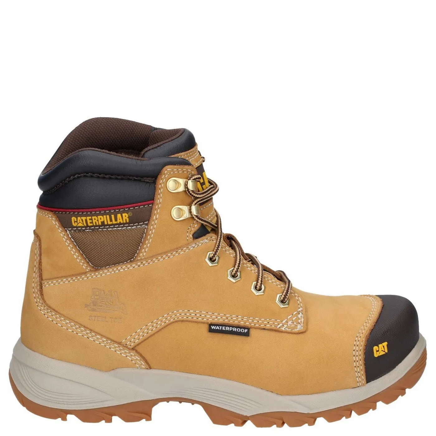 Caterpillar Spiro Waterproof Safety Boot S3 Honey Reset