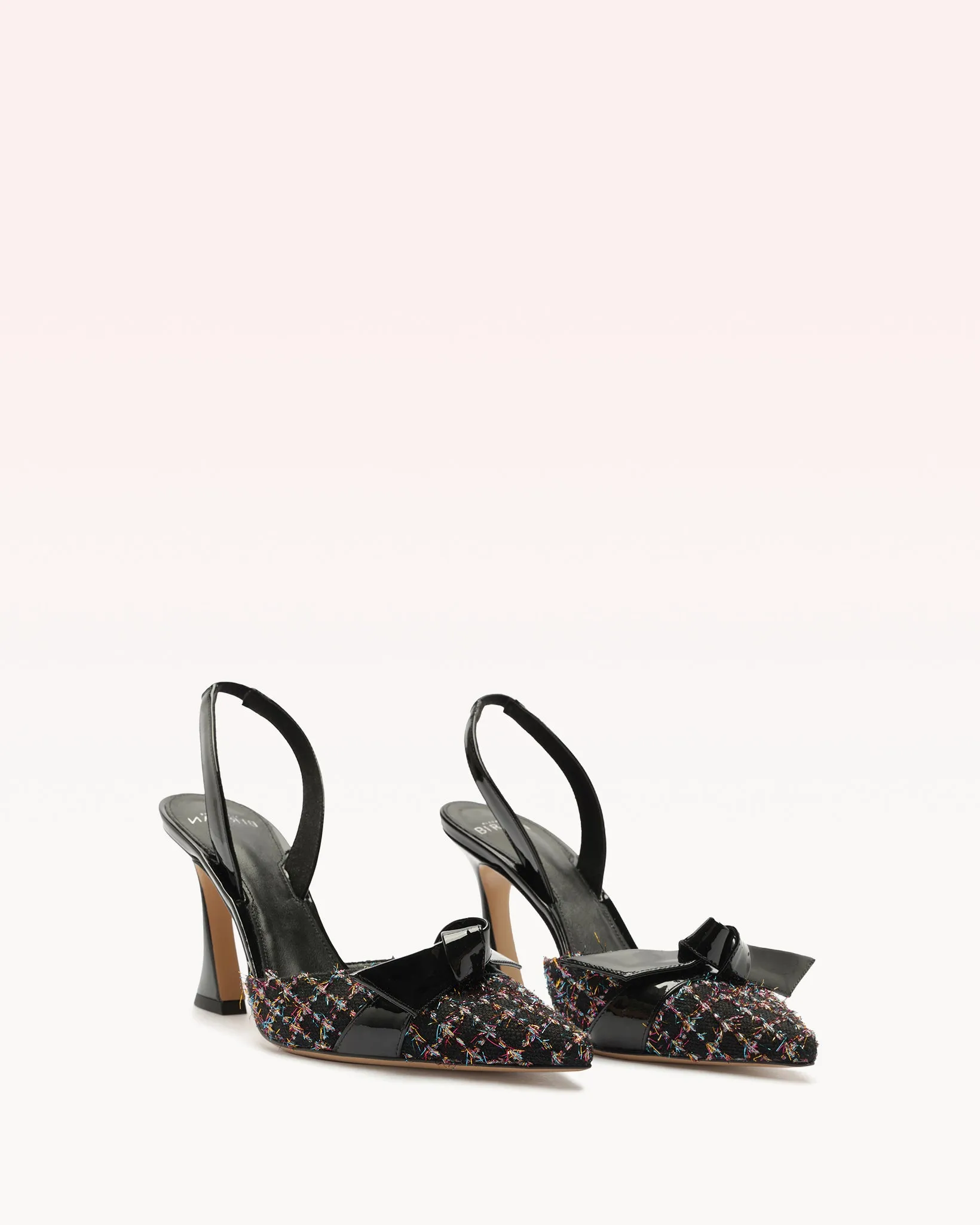 Clarita Bell Slingback 85 Tweed Multicolor