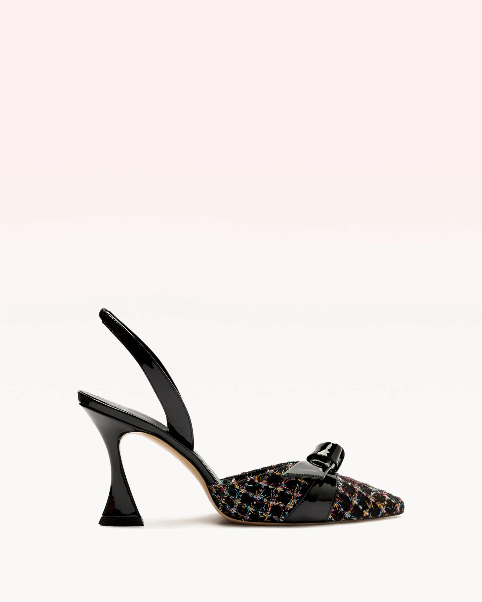 Clarita Bell Slingback 85 Tweed Multicolor