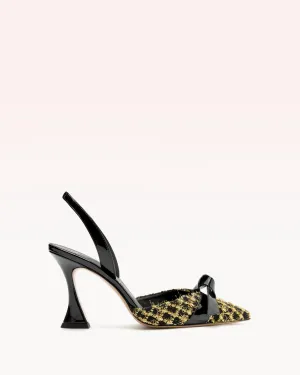 Clarita Bell Slingback 85 Tweed Oro