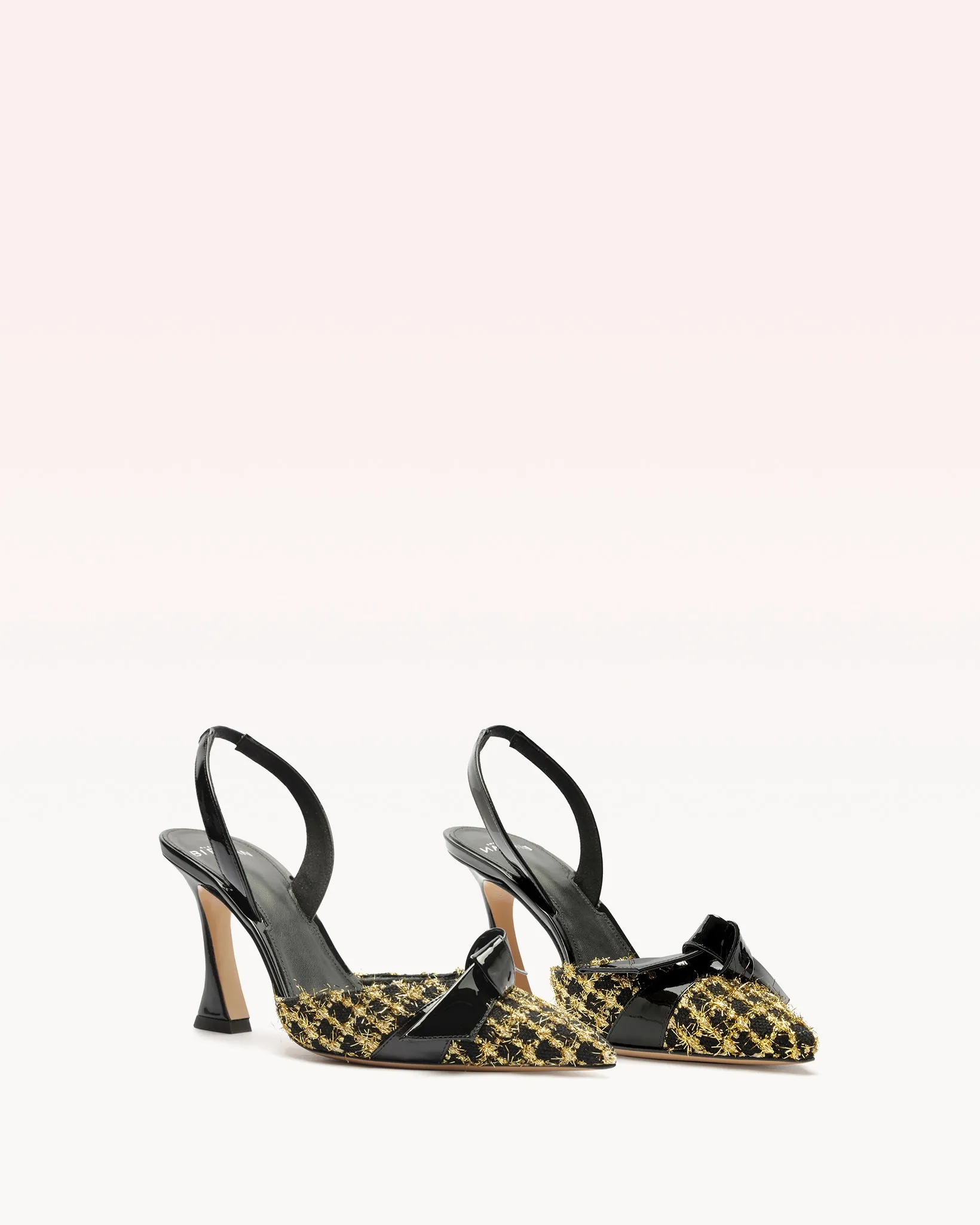 Clarita Bell Slingback 85 Tweed Oro