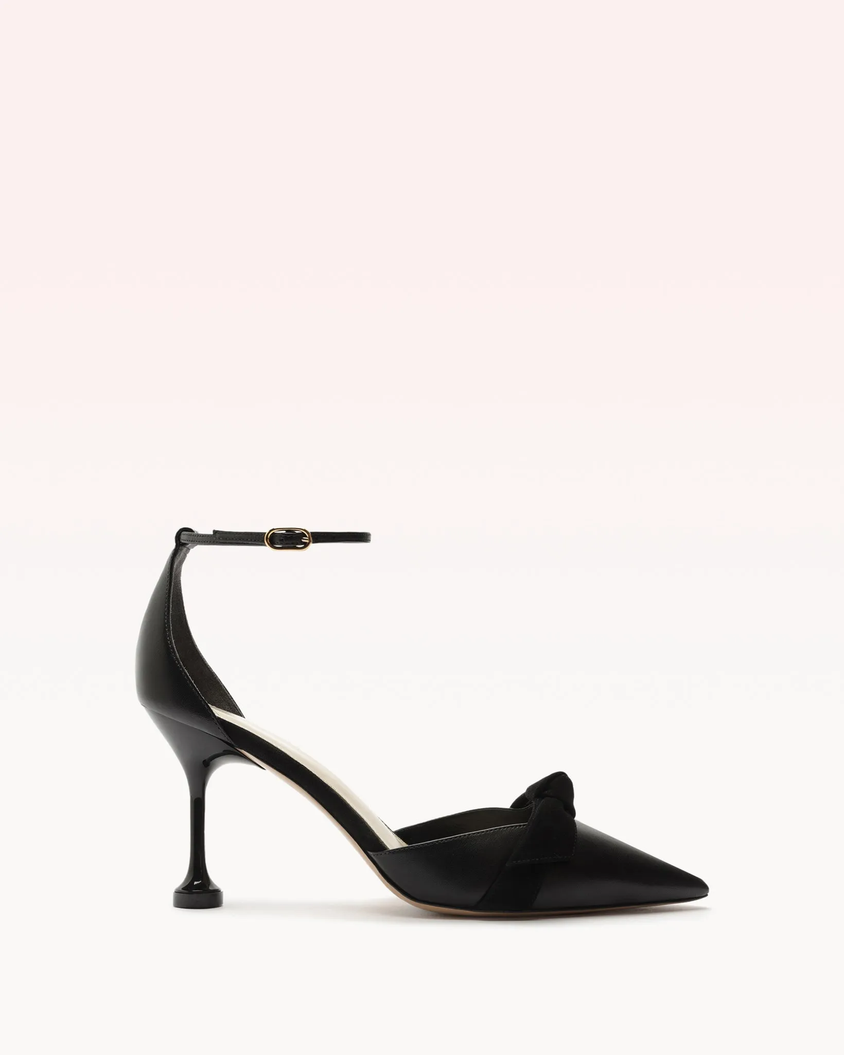 Clarita Flare Pump 85 Black