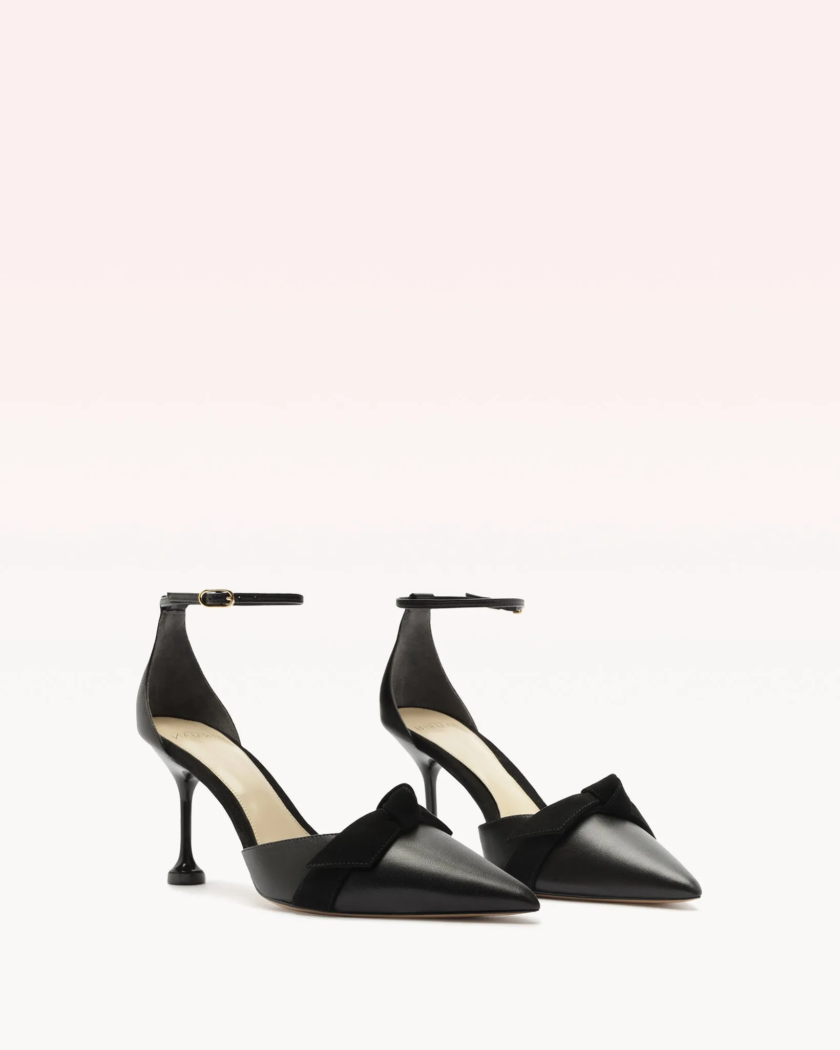 Clarita Flare Pump 85 Black