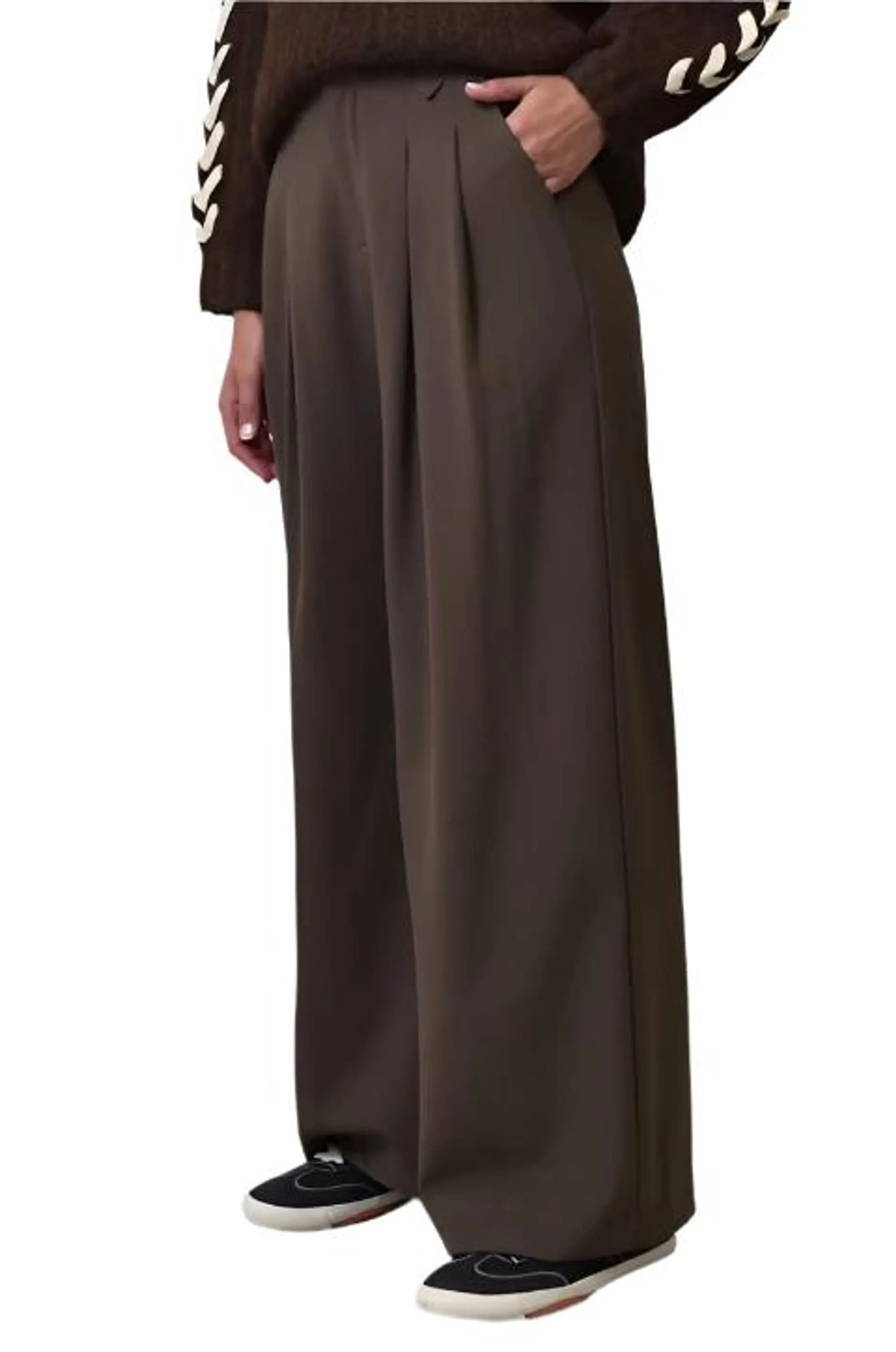 Clever Alice Rae Trouser in Brown