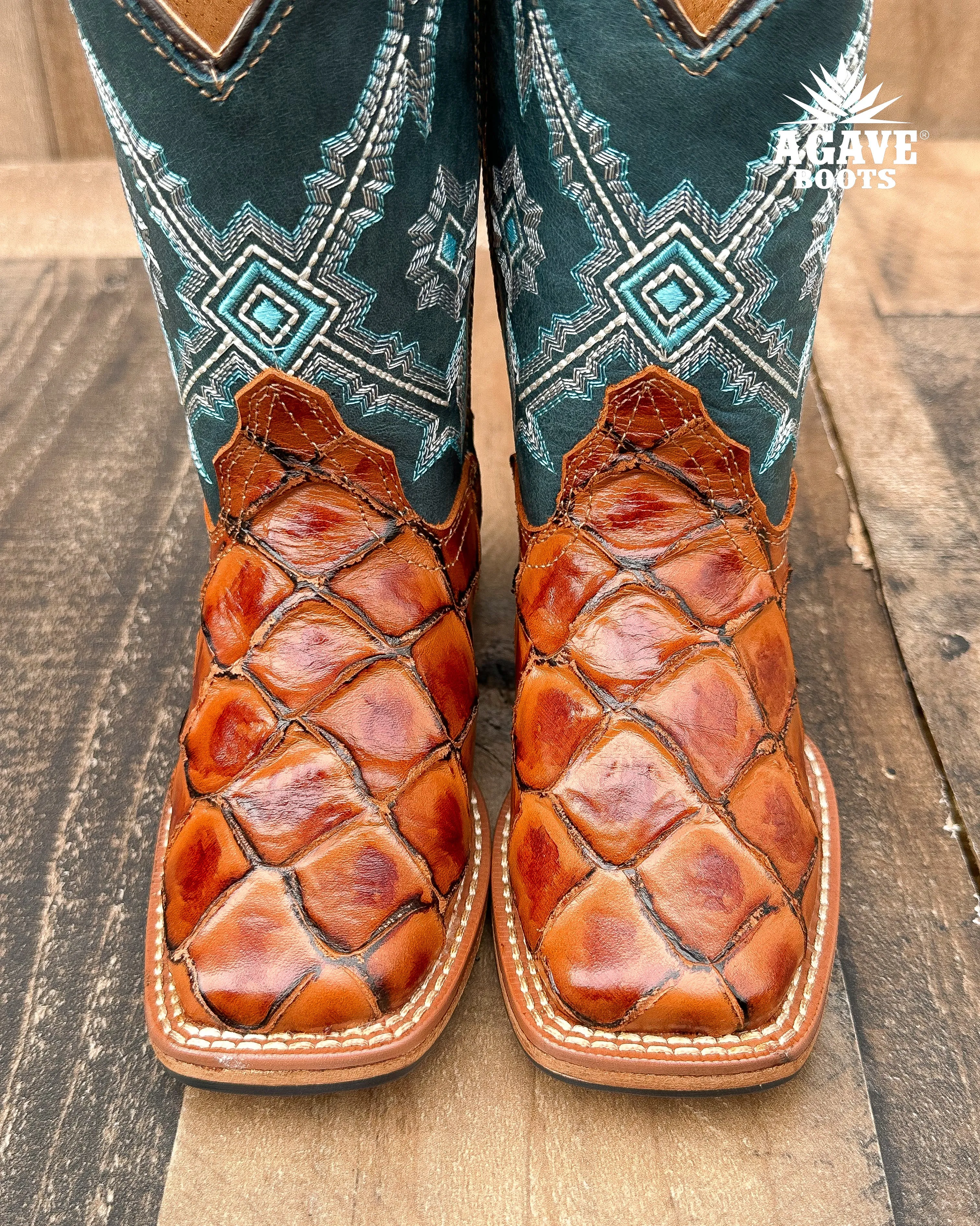 COGNAC FISH | KIDS BOYS TODDLER WESTERN COWBOY BOOTS