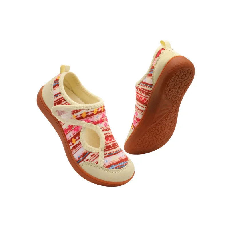 Colorful Tribal Diabetic Shoes – Fabric with Secure Fit