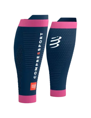 Compressport R2 3.0 Calf Guard - Mood Indigo/Magenta