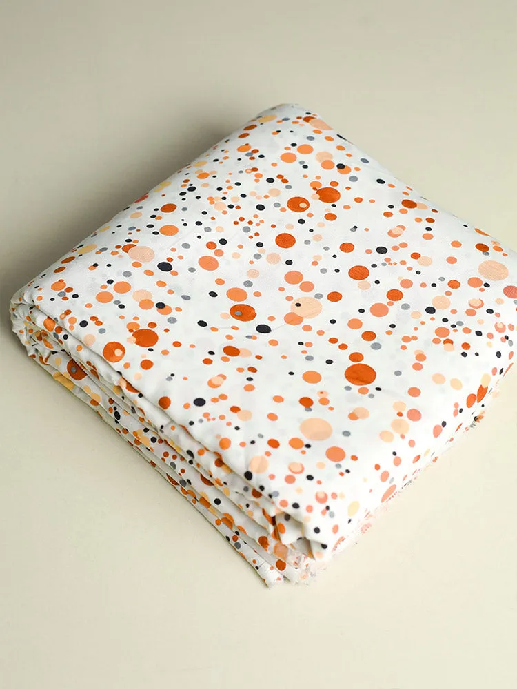 Crepe Digital Dot Printed Running material