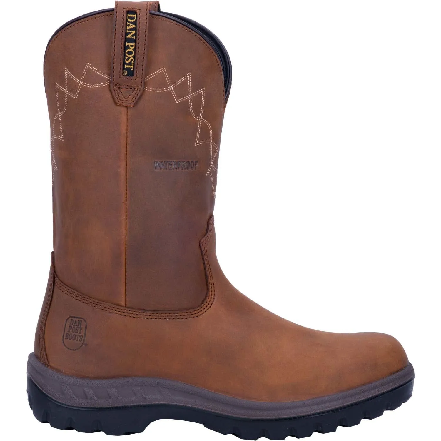 Dan Post DP62904 Men's 11" Steel Toe Cummings-Waterproof Round Toe Wellington