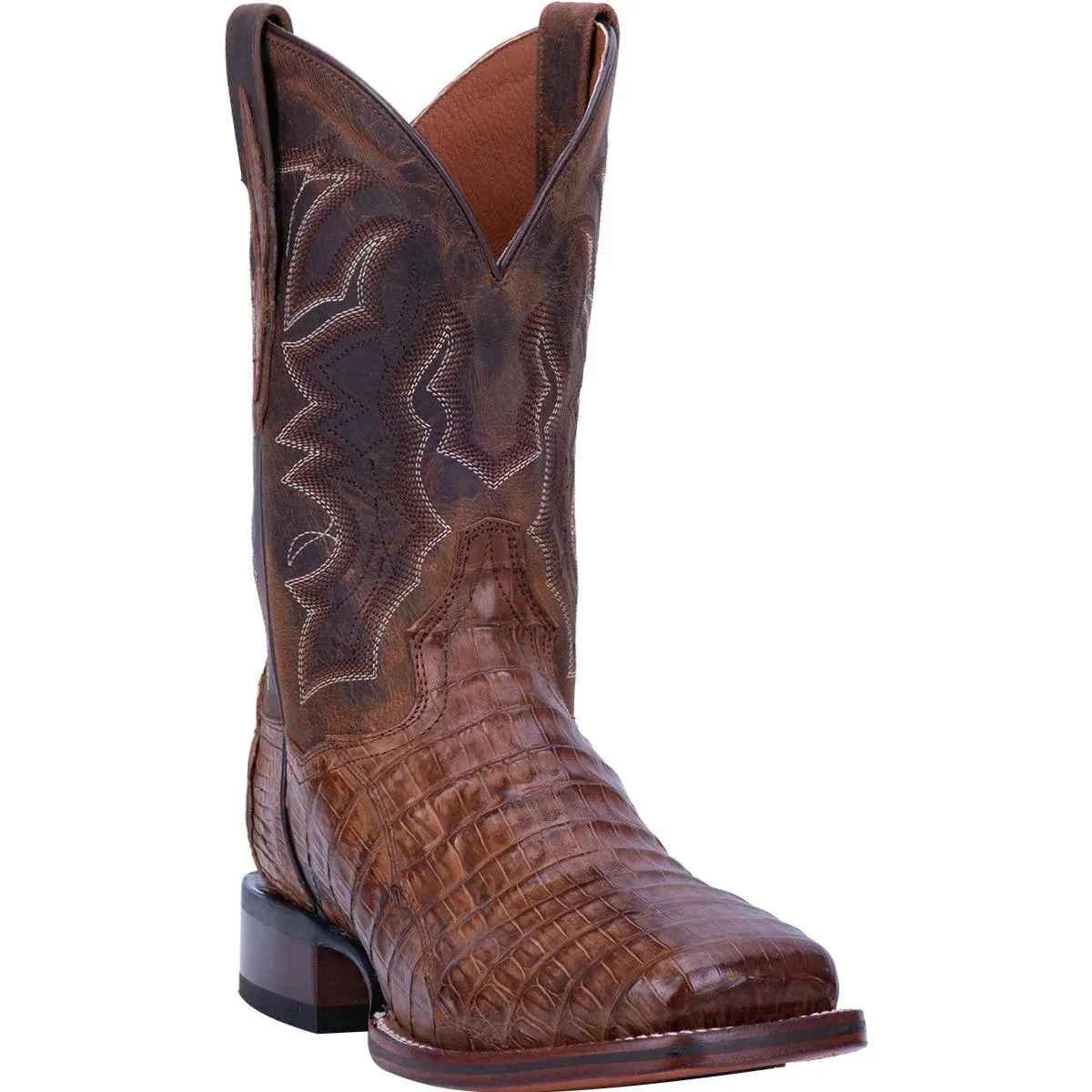 Dan Post Kingsly - Mens Caiman Skin Leather Cowboy Boots