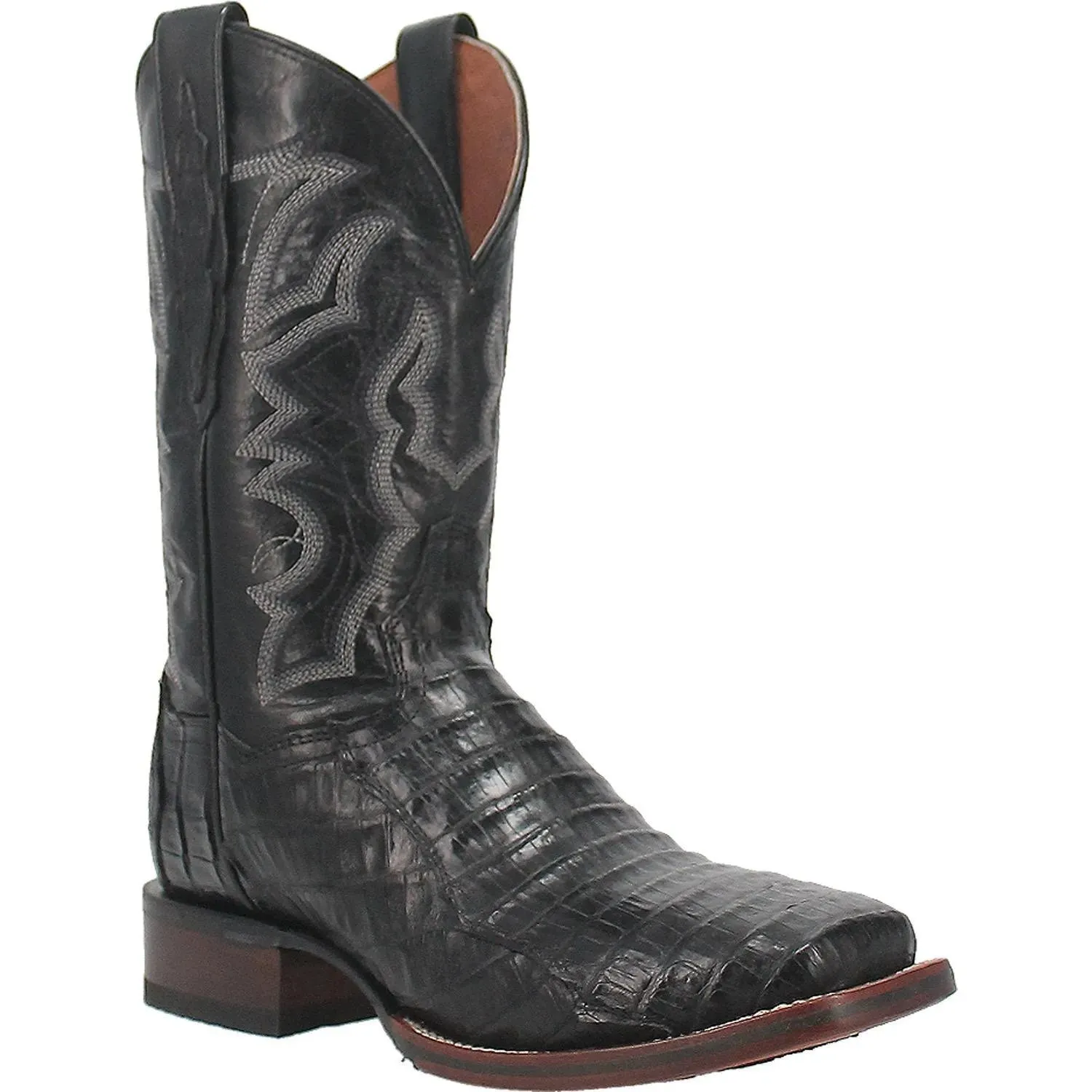 Dan Post Kingsly - Mens Caiman Skin Leather Cowboy Boots