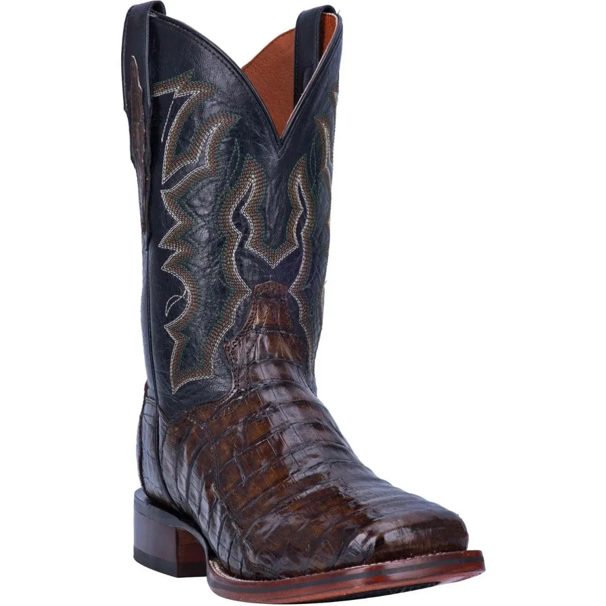 Dan Post Kingsly - Mens Caiman Skin Leather Cowboy Boots