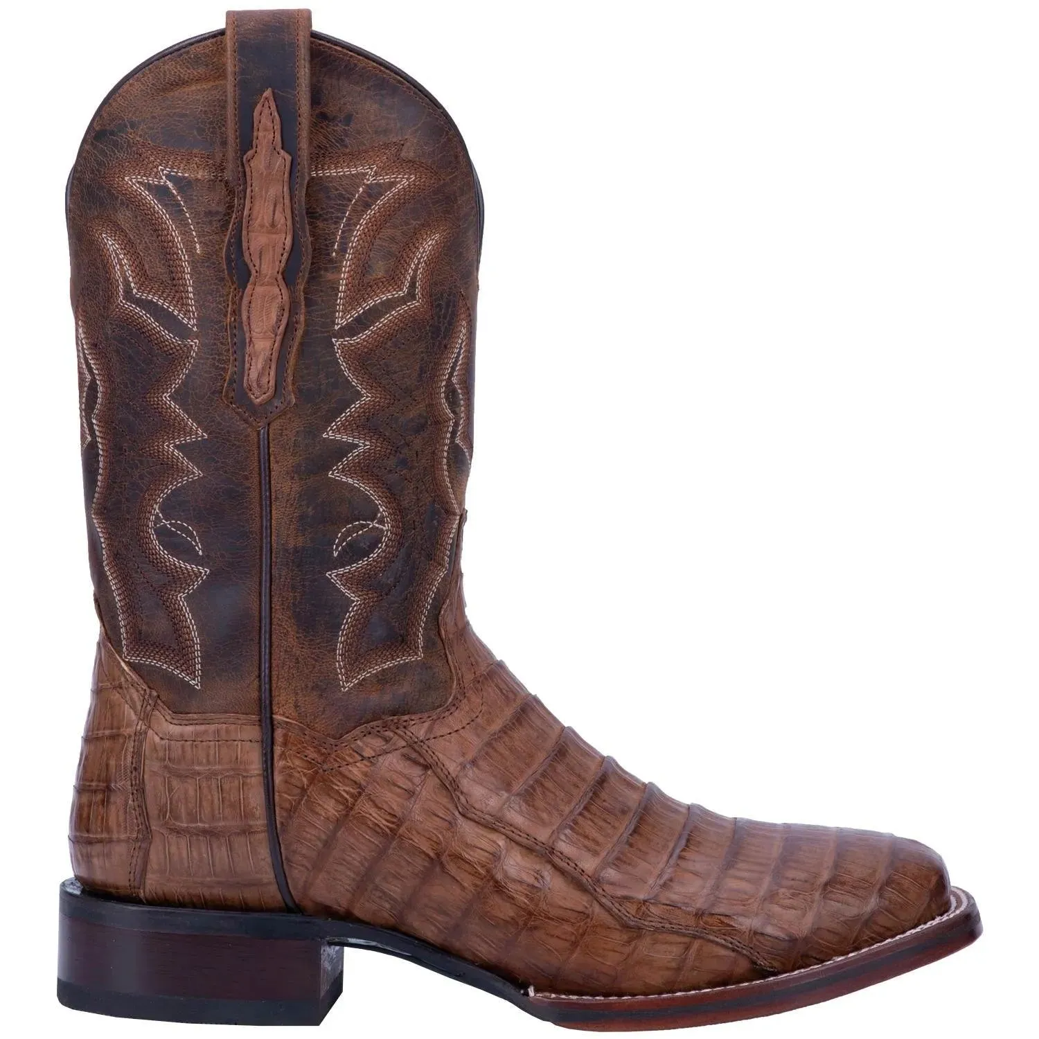 Dan Post Kingsly - Mens Caiman Skin Leather Cowboy Boots