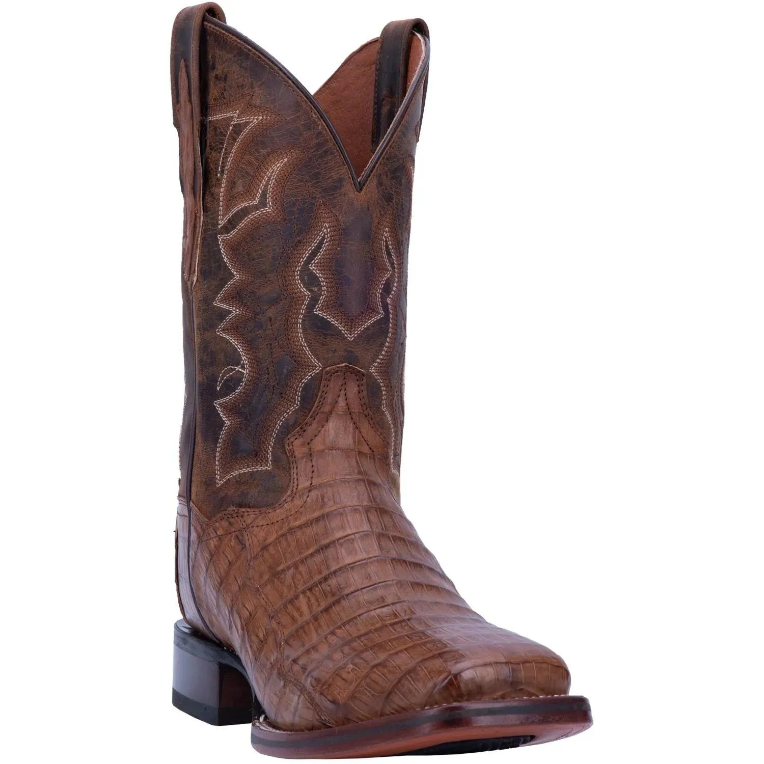 Dan Post Kingsly - Mens Caiman Skin Leather Cowboy Boots