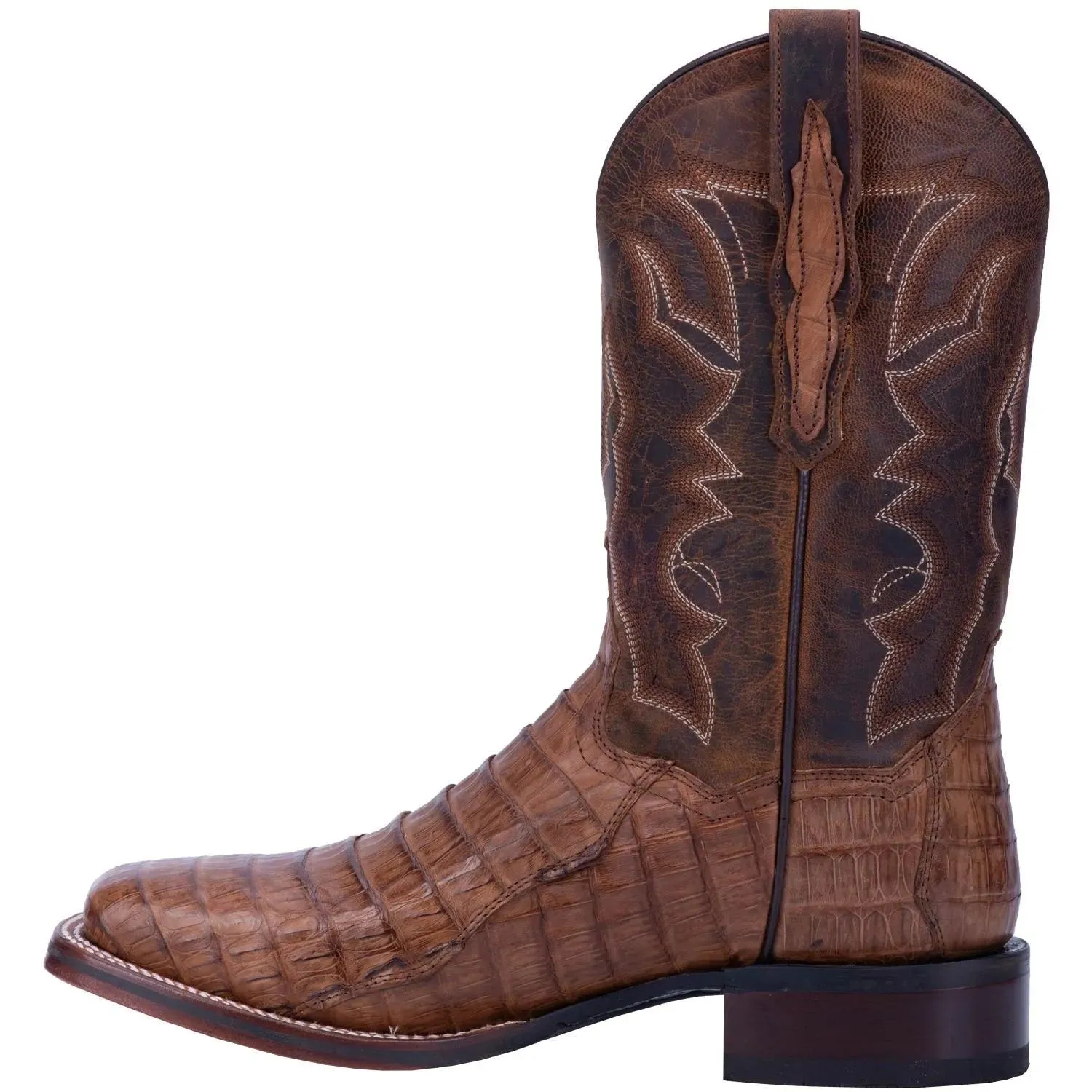 Dan Post Kingsly - Mens Caiman Skin Leather Cowboy Boots