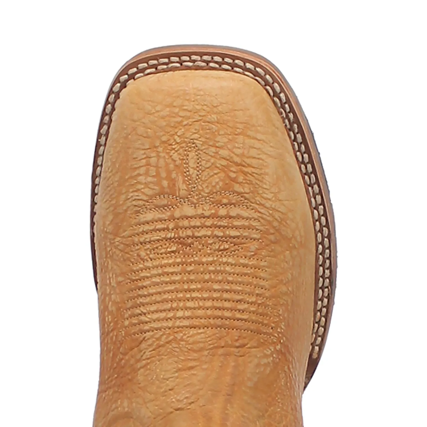 Dan Post Mens Dugan Camel Bison Leather Cowboy Boots