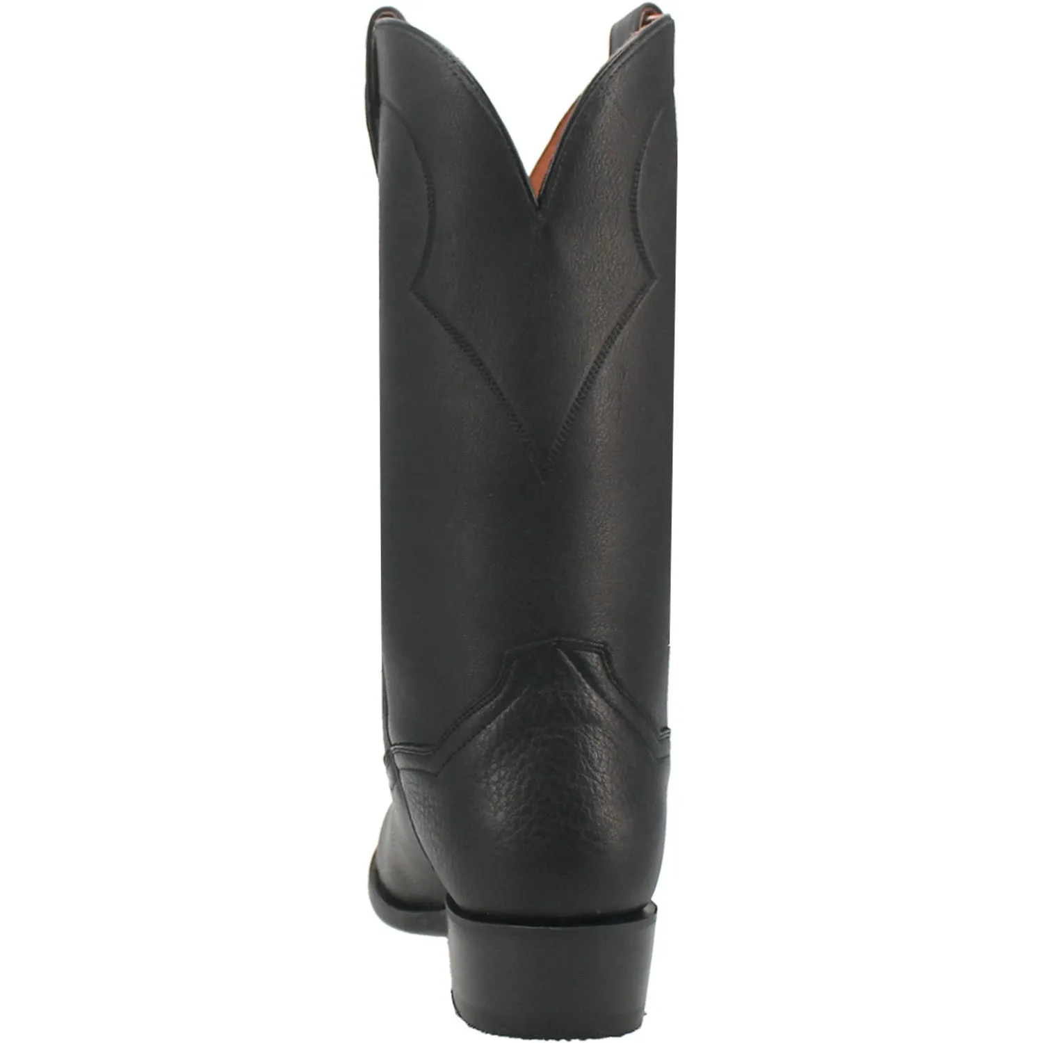 Dan Post Mens Pike Black Leather Cowboy Boots