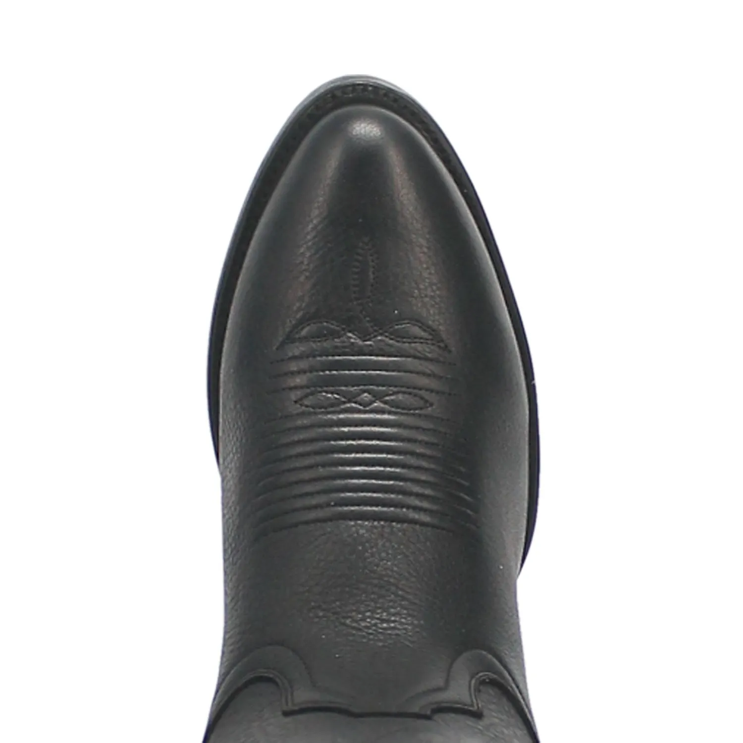 Dan Post Mens Pike Black Leather Cowboy Boots